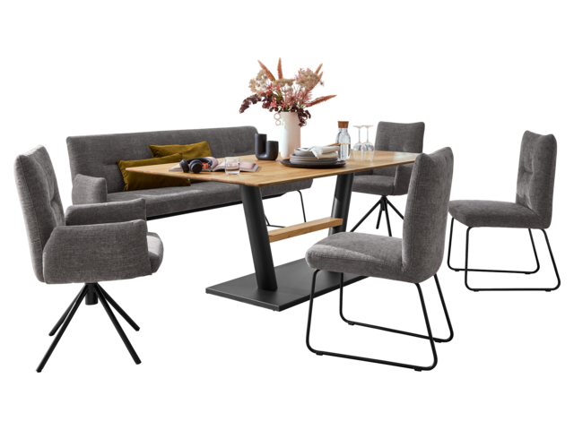 Interliving Stuhl IL5504 grau-grün 67435 1 Interliving Stuhl IL5504 grau-grün 67435 1