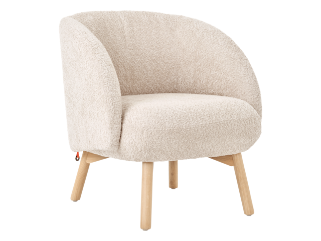 Mobitec Sessel THALIA UNO boucle ivory 67711 1
