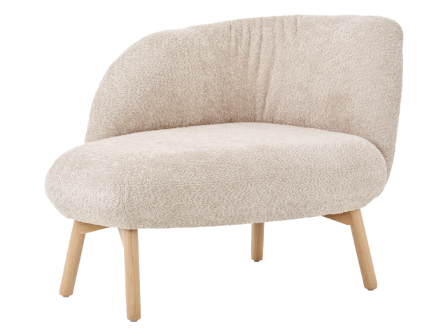 Mobitec Longchair THALIA UNI boucle ivory 67735 2