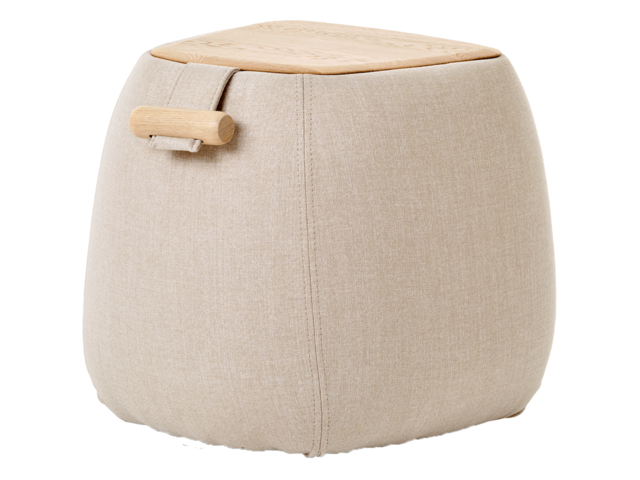 Mobitec Pouf THALIA boucle ivory 67736 1 Mobitec Pouf THALIA boucle ivory 67736 1