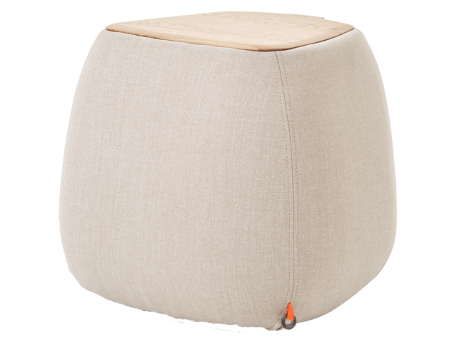 Mobitec Pouf THALIA boucle ivory 67736 2 Mobitec Pouf THALIA boucle ivory 67736 2