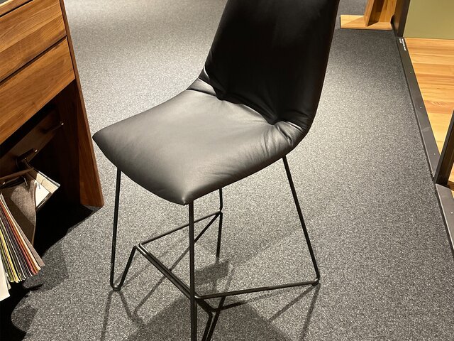 Team 7 Barstuhl Lui schwarz matt 67514 1