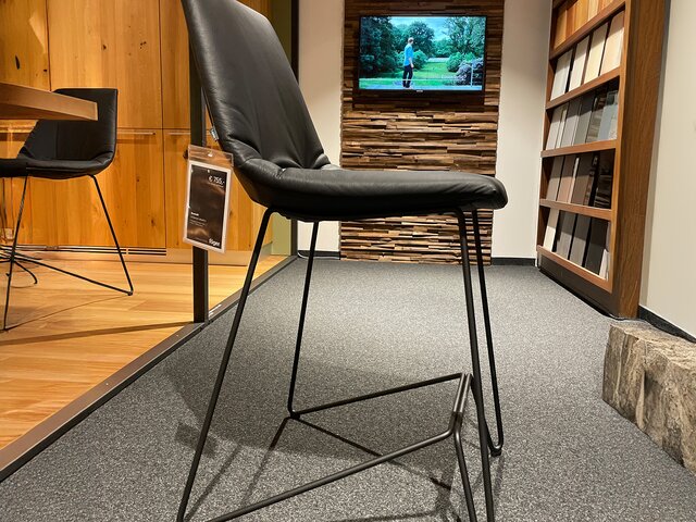 Team 7 Barstuhl Lui schwarz matt 67514 2