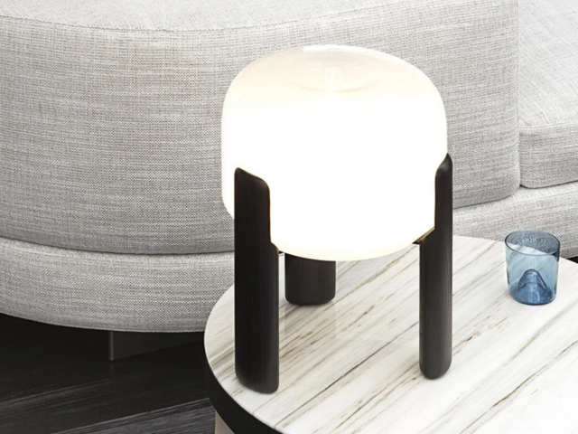 Vistosi Tischleuchte SATA weiß/schwarz 32673 1