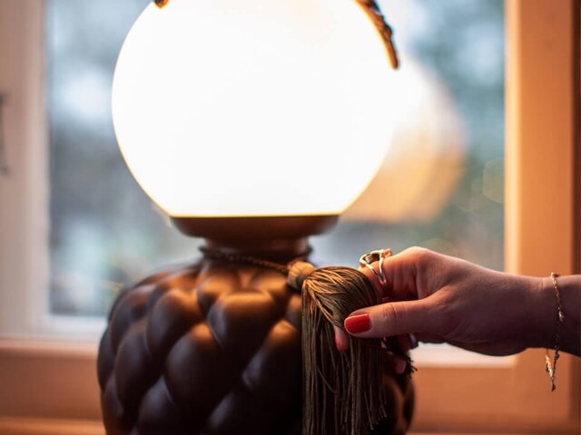 By Rydens Tischleuchte VIVA LA DIVA schwarz 94603 3