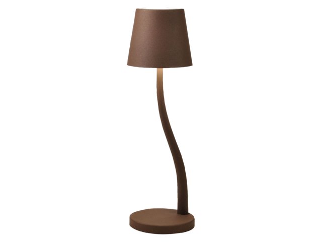 Fabas Luce Tischleuchte rostbraun 68219 1