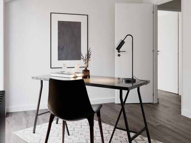 By Rydens Tischleuchte Curve schwarz 76273 4