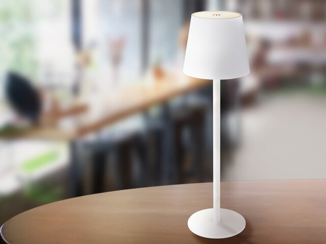 Globo Akku-Tischleuchte 58438W weiß 76391 2