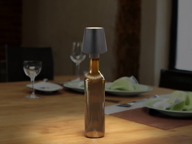 Globo Akkulampe 58438WS schwarz 76388 2