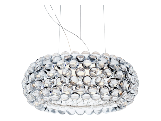 Foscarini Wandleuchte CABOCHE medium transparent 22413 1