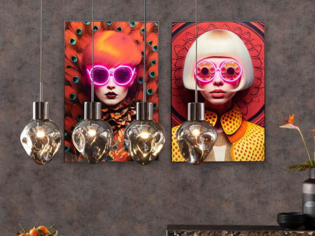 Kare LED-Bild FANCY RED LADY 94776 2