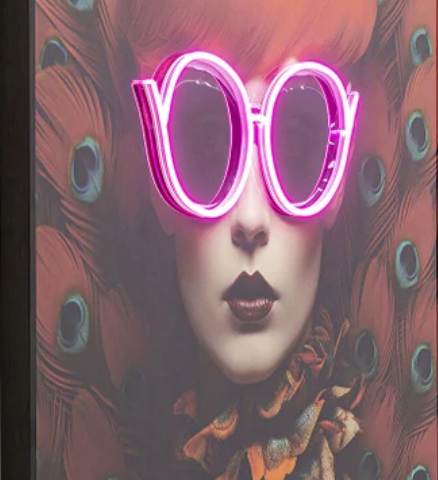 Kare LED-Bild FANCY RED LADY 94776 3