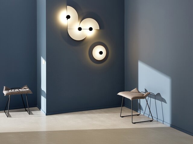 Wever & Ducré Wandleuchte Tapis grau 76227 2