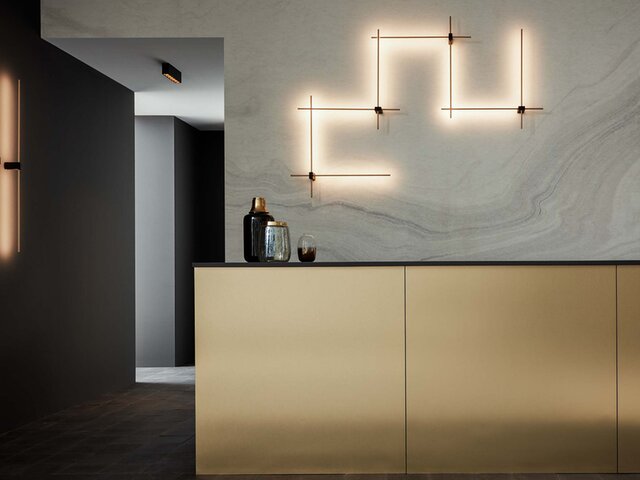 Wever & Ducré Wandleuchte Finlin schwarz 76228 1