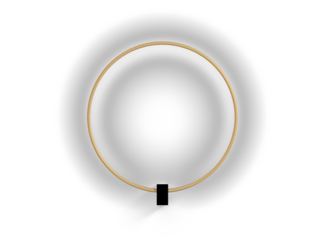 Wever & Ducré Wandleuchte Finlin round schwarz 76248 1 Wever & Ducré Wandleuchte Finlin round schwarz 76248 1