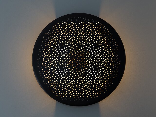 By Rydens Wandleuchte Colby schwarz 76270 1