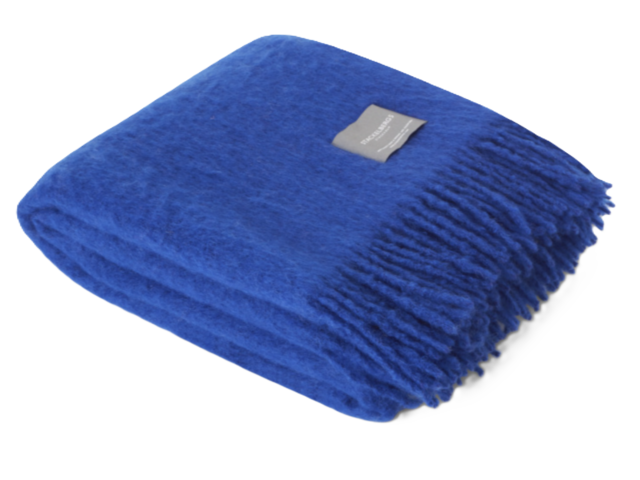 Stackelbergs Mohairdecke indigo 71148 Stackelbergs Mohairdecke indigo 71148