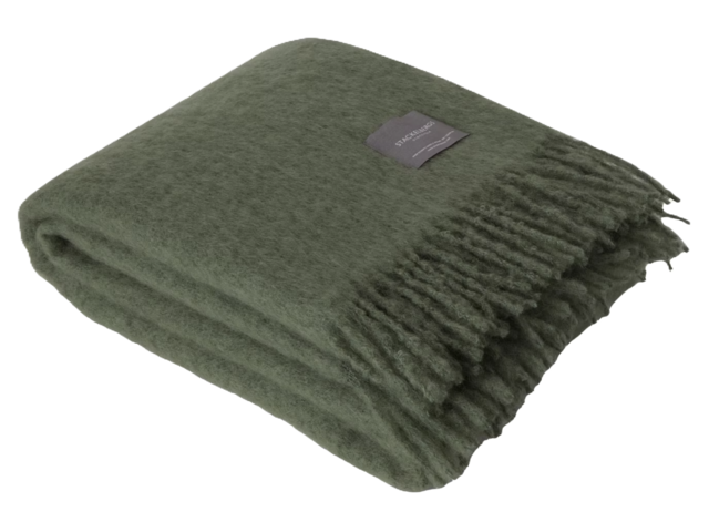 Stackelbergs Mohairdecke olivine 71149 1 Stackelbergs Mohairdecke olivine 71149 1