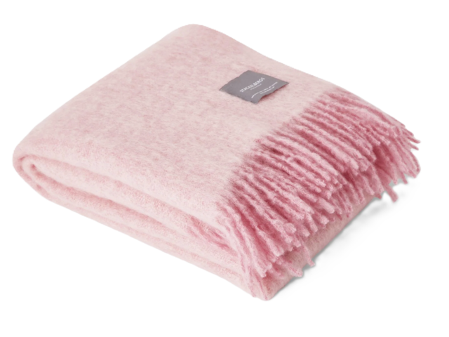 Stackelbergs Mohairdecke pelagon pink 71143 Stackelbergs Mohairdecke pelagon pink 71143