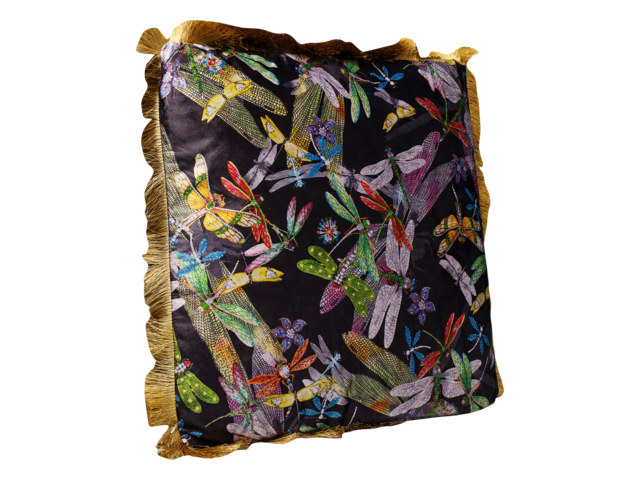Kare Kissen Tropical Garden Fringe 45x45cm 48574 1