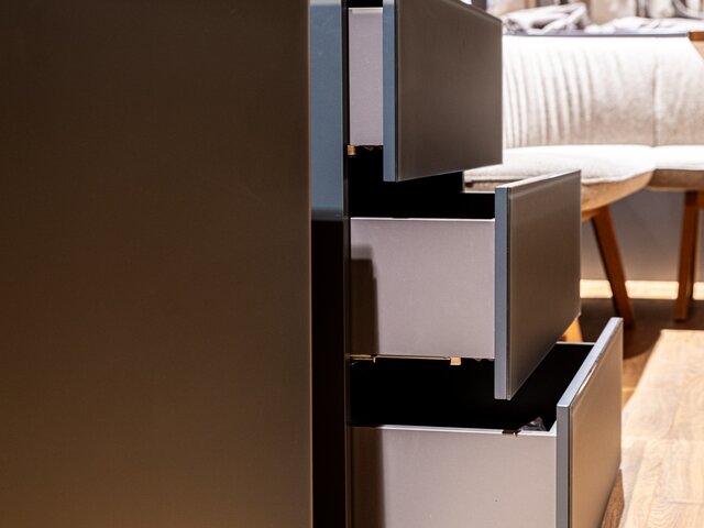 WK-Wohnen Sideboard WK 430 Majestro quarzgrau/eiche 41375 3