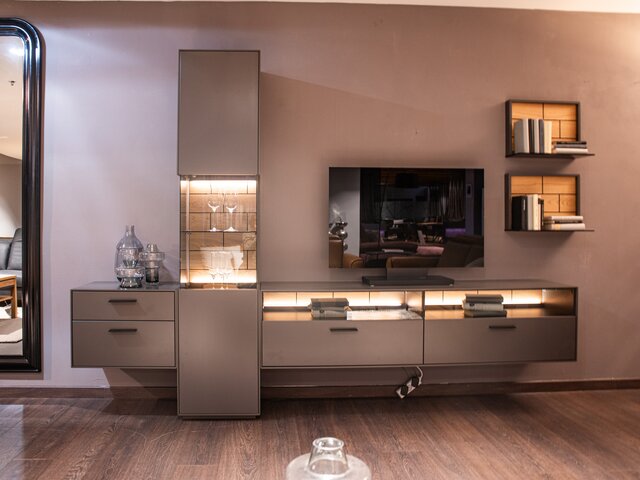 Interliving Wohnwand IL 2030 grau 71388 2