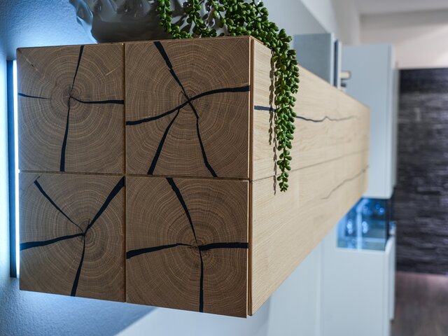 Hausmarke Wohnkombi MEDIA DESIGN Wildeiche polarweiß 73806 5