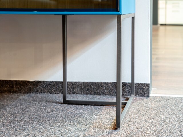 Forcher Anrichte SOPHIE Glas azurblau 60171 3 Forcher Anrichte SOPHIE Glas azurblau 60171 3