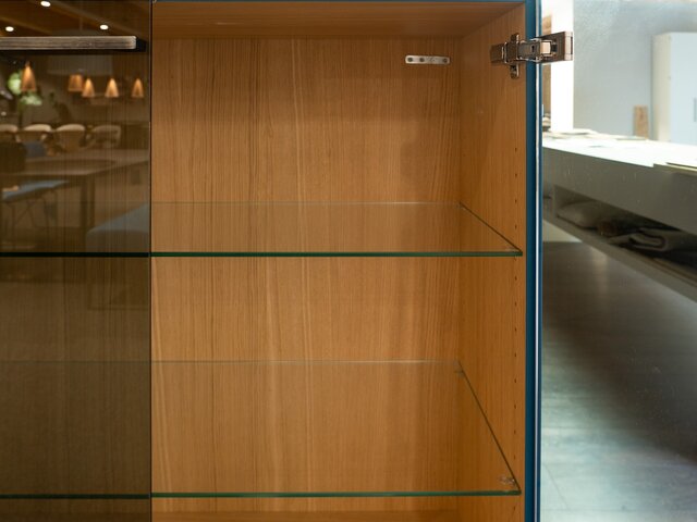 Forcher Anrichte SOPHIE Glas azurblau 60171 4 Forcher Anrichte SOPHIE Glas azurblau 60171 4