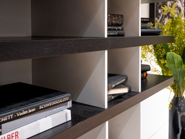 haas Wohnwand Living Weiß / Wenge 39817 7 haas Wohnwand Living Weiß / Wenge 39817 7