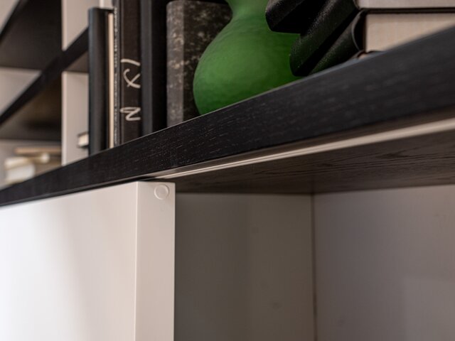 haas Wohnwand Living Weiß / Wenge 39817 9 haas Wohnwand Living Weiß / Wenge 39817 9