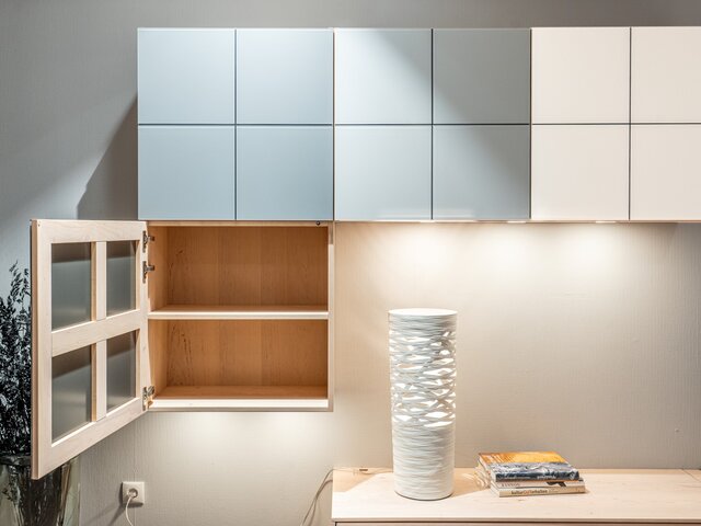 Team 7 Wohnwand FILIGNO grau/naturweiß matt 71186 3 Team 7 Wohnwand FILIGNO grau/naturweiß matt 71186 3