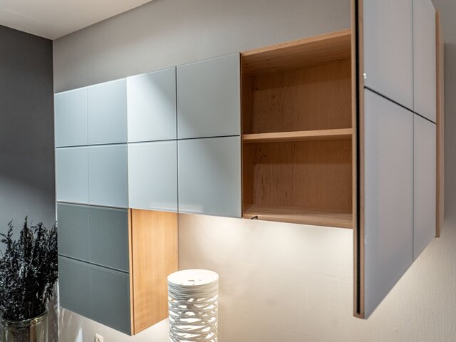 Team 7 Wohnwand FILIGNO grau/naturweiß matt 71186 4 Team 7 Wohnwand FILIGNO grau/naturweiß matt 71186 4