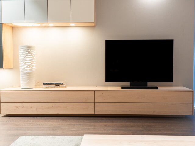 Team 7 Wohnwand FILIGNO grau/naturweiß matt 71186 8 Team 7 Wohnwand FILIGNO grau/naturweiß matt 71186 8