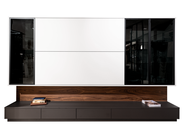 Forcher Wohnwand NUOVO Nuss amerikanisch 73323