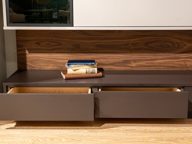 Forcher Wohnwand NUOVO Nuss amerikanisch 73323 8