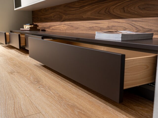 Forcher Wohnwand NUOVO Nuss amerikanisch 73323 9