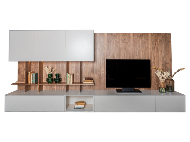 Anrei Wohnwand PURO astnuss 74819