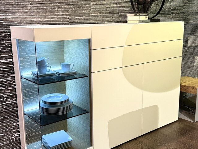 Hausmarke Wohnkombi MEDIA DESIGN Wildeiche polarweiß 73806 6