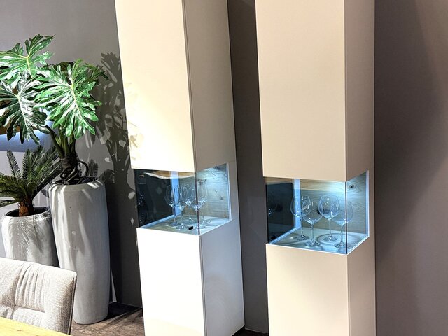 Hausmarke Wohnkombi MEDIA DESIGN Wildeiche polarweiß 73806 7