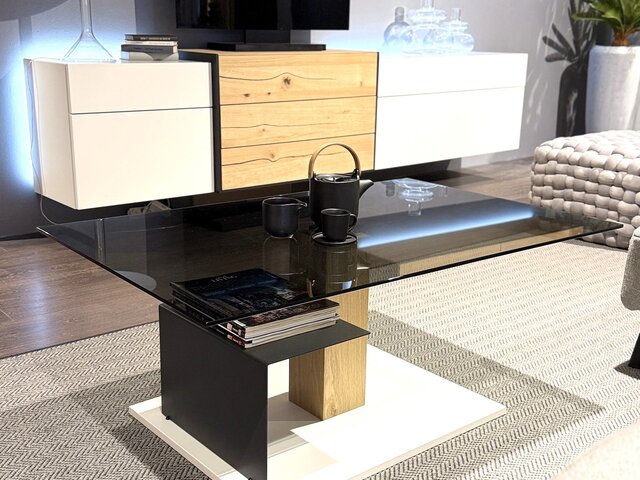 Hausmarke Wohnkombi MEDIA DESIGN Wildeiche polarweiß 73806 8