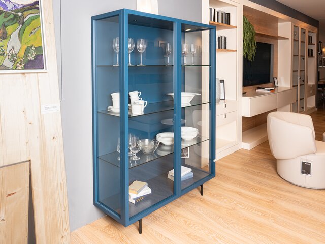Haas Vitrine YOKO oceanblau 63246 4
