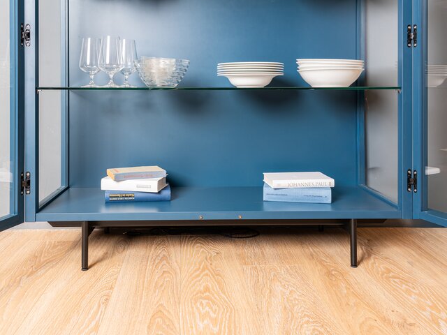 Haas Vitrine YOKO oceanblau 63246 7