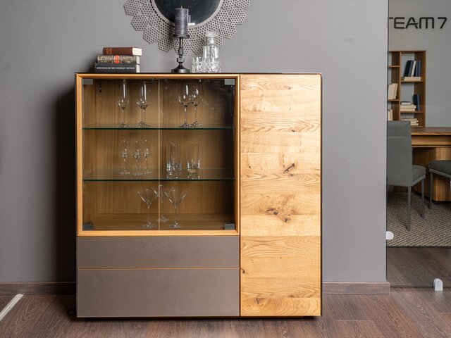 Team 7 Highboard CUBUS PURE Wildeiche 59833 2