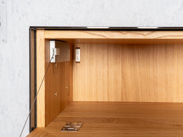 Team 7 Wohnwand CUBUS PURE Eiche / bronze 61886 6