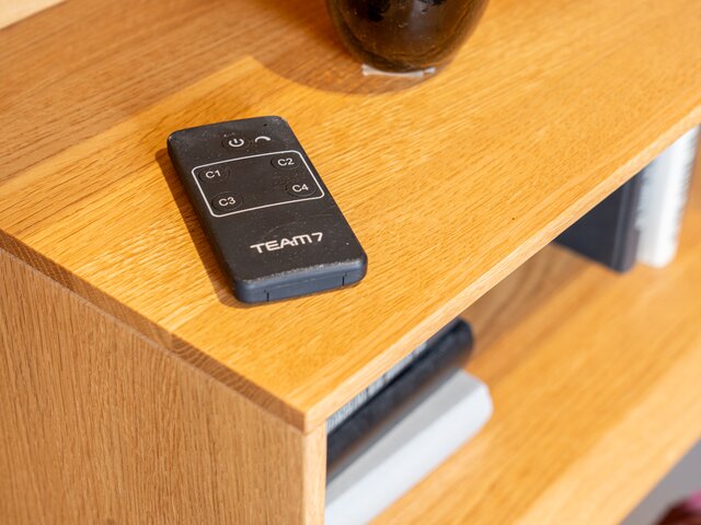 Team 7 Wohnwand CUBUS PURE Eiche / bronze 61886 12