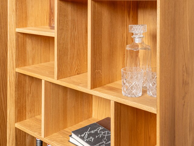 Team 7 Wandregal CUBUS 03 Eiche 70541 6