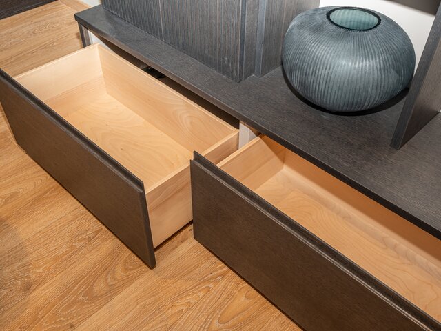 Forcher Wohnwand NUOVO Eiche / kaschmirgrau 73314 6