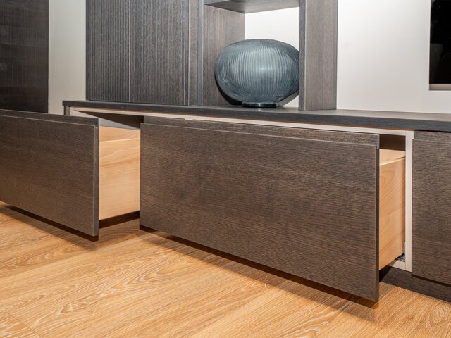 Forcher Wohnwand NUOVO Eiche / kaschmirgrau 73314 7