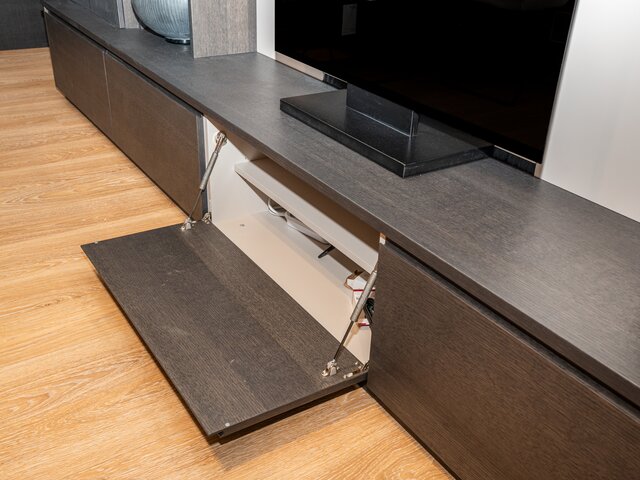 Forcher Wohnwand NUOVO Eiche / kaschmirgrau 73314 8